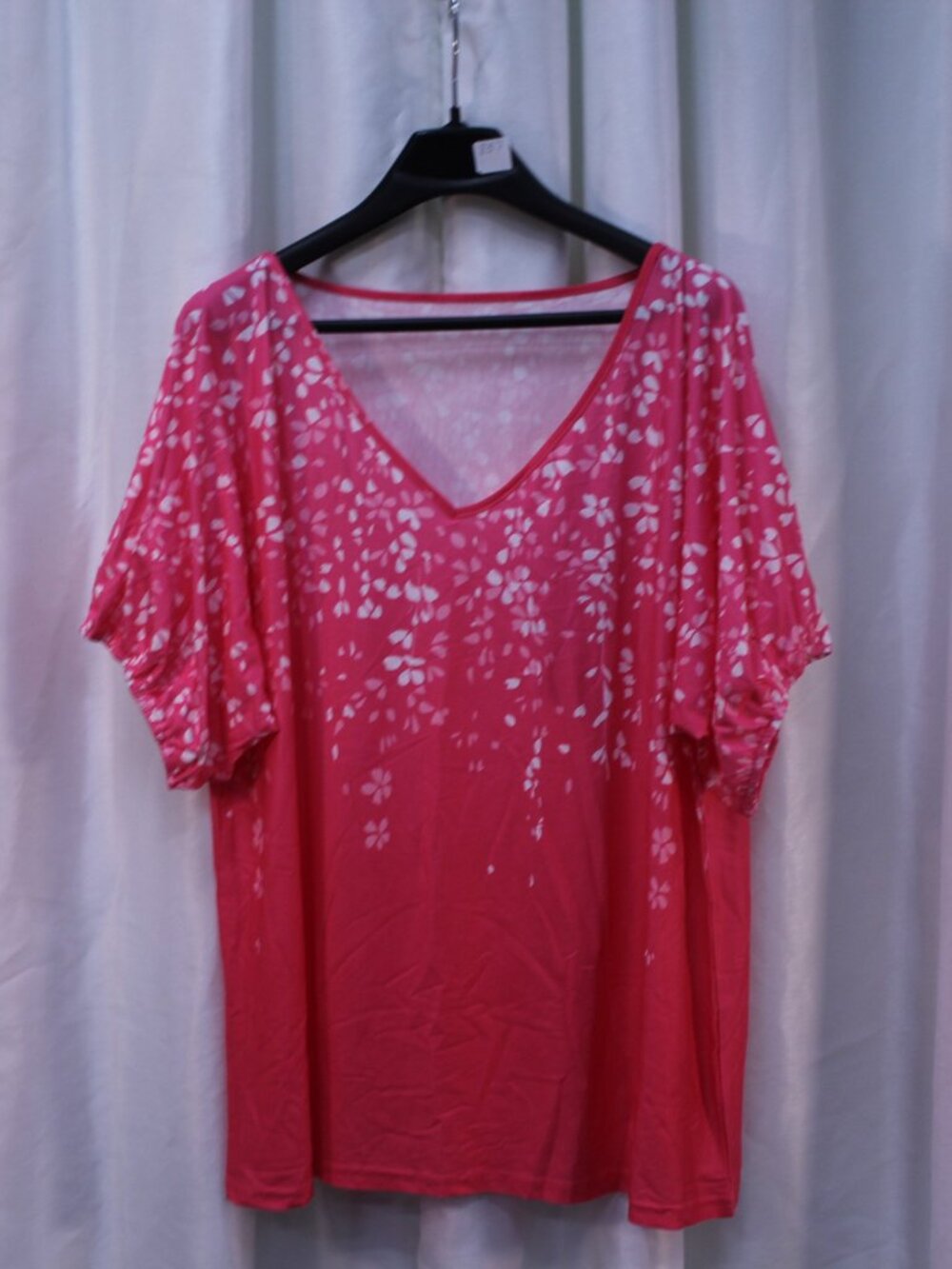 Chic Pink Floral Blouse for Women